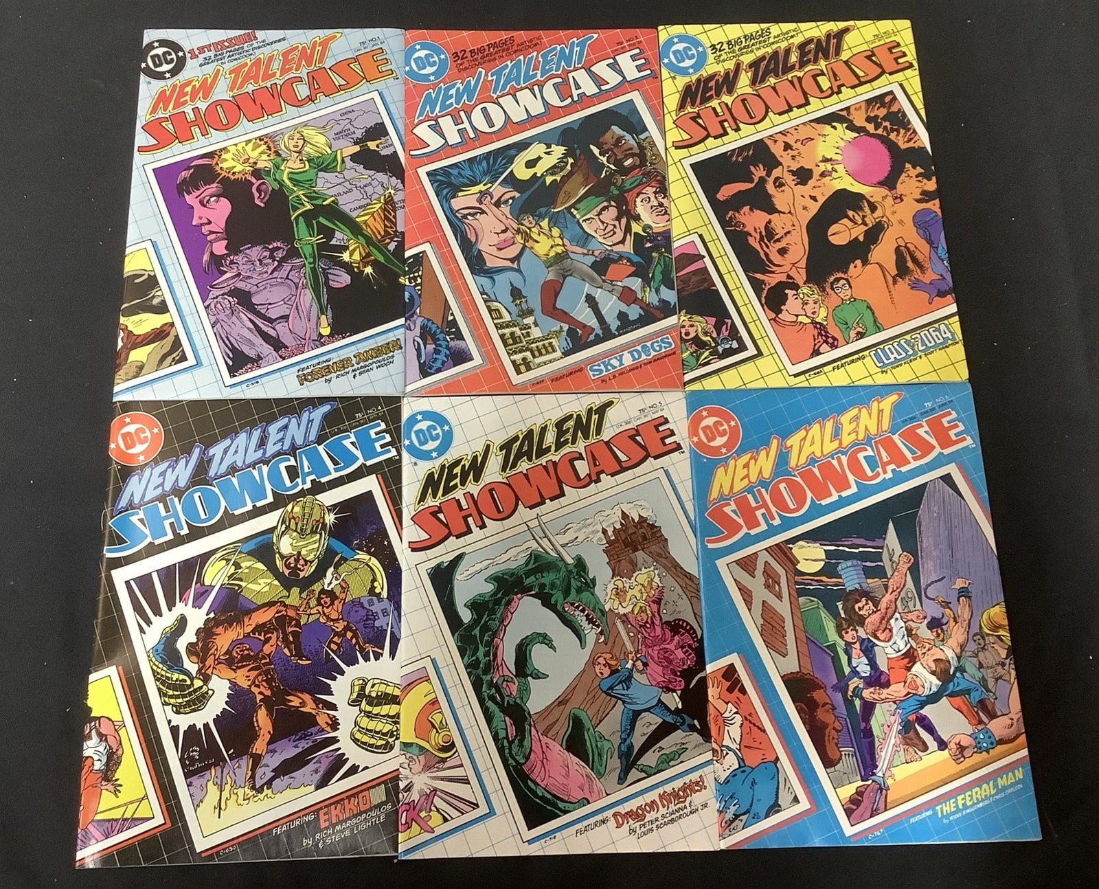 New Talent Showcase #1-6 Comic Lot (1984), DC Comics, Forever Amber