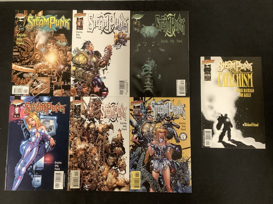 Steampunk #1-6 + Catechism One-shot Comic Lot, Cliffhanger, Chris Bachalo