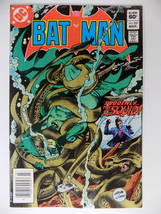 Batman #357 DC Comic March 1983 Very Fine w/ upside