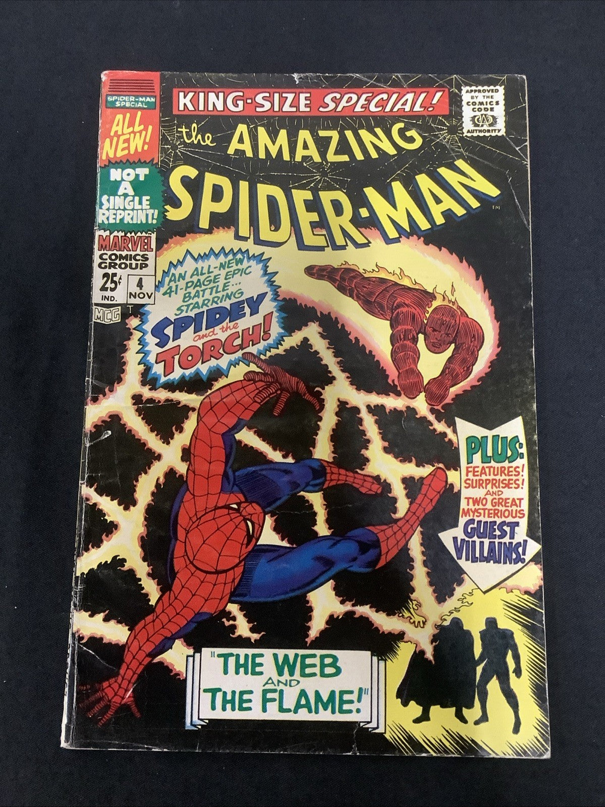 Amazing Spider-Man Annual #4 (1967) VG (4.0) Early App Mysterio In Costume