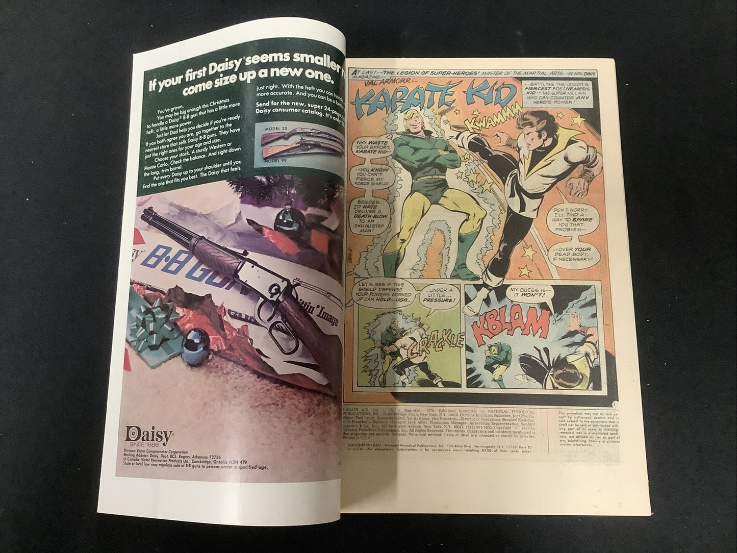 Karate Kid #1 (DC Comics March-April 1976) VF+ (8.5) Joe Staton/Paul Levitz
