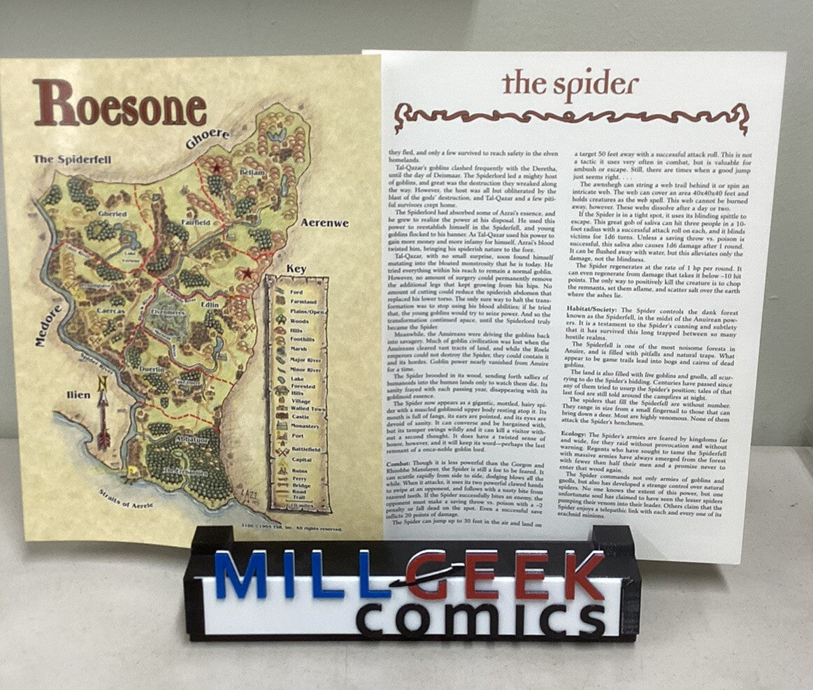 AD&D Atlas of Cerilia - Birthright (Campaign Setting, Character Cards)