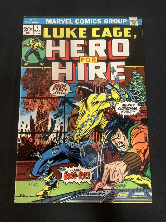 Hero For Hire #7 (Marvel Comics March 1973) VF- (7.5) Englehart/Graham
