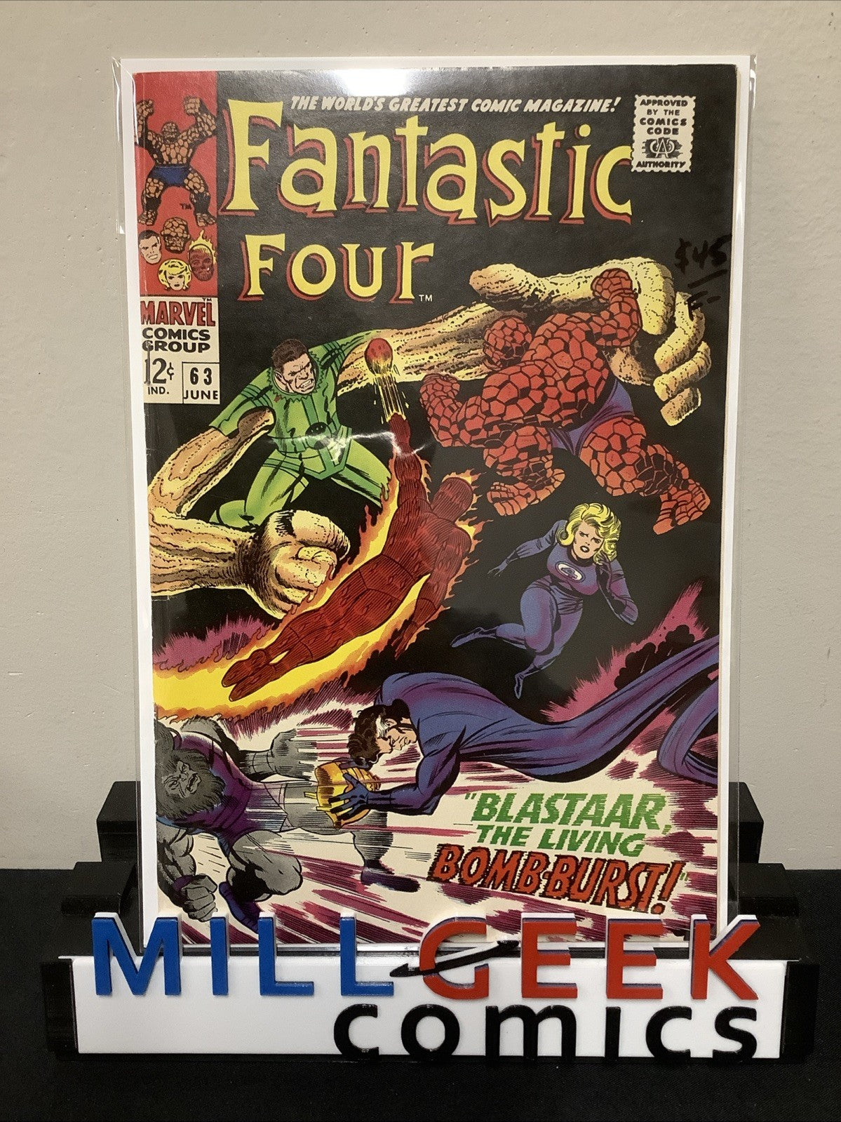 Fantastic Four #63 (Marvel Comics June 1967) F- (5.5) Stan Lee/Jack Kirby