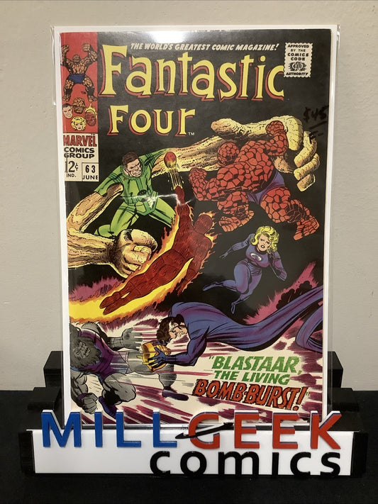 Fantastic Four #63 (Marvel Comics June 1967) F- (5.5) Stan Lee/Jack Kirby