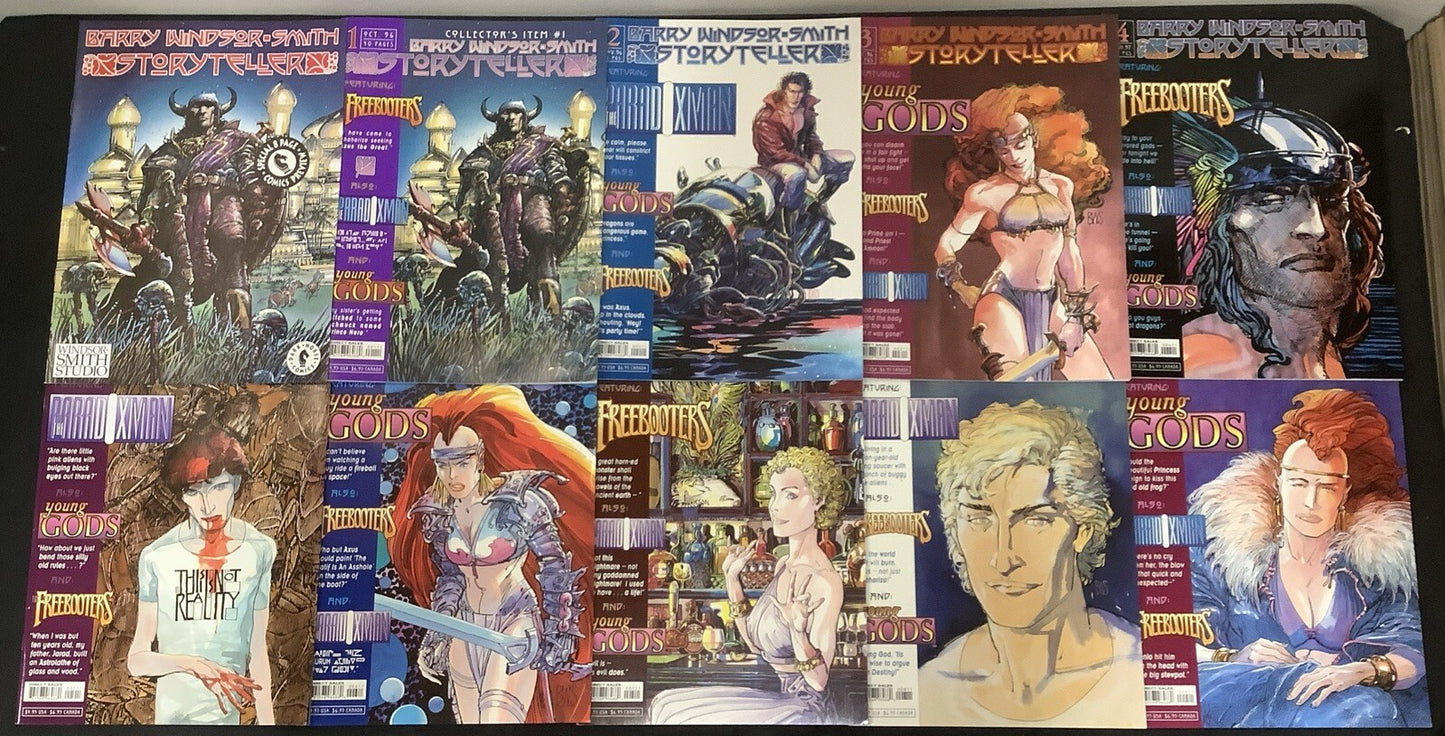 Barry Windsor-Smith Storyteller #1-9 + Preview Complete Set, Dark Horse Comics