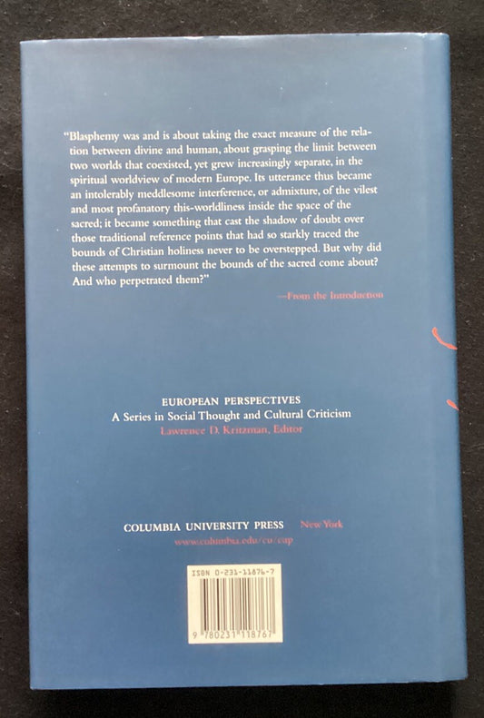 CABANTOUS, ALAIN Blasphemy : Impious Speech in the West from… Hardcover-JD