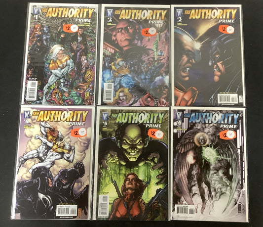 Authority Prime #1-6 Complete Comic Set, Wildstorm, Cage/Robertson, 2007