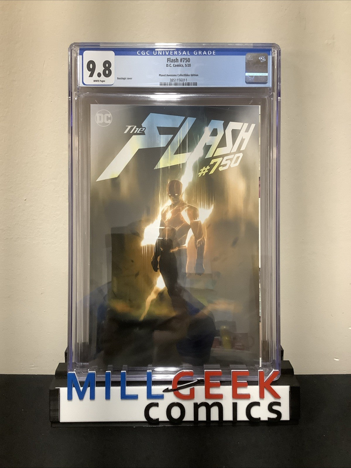 Flash #750 (DC Comics) CGC Graded 9.8 (NM/M) Bosslogic Planet Awesome Variant