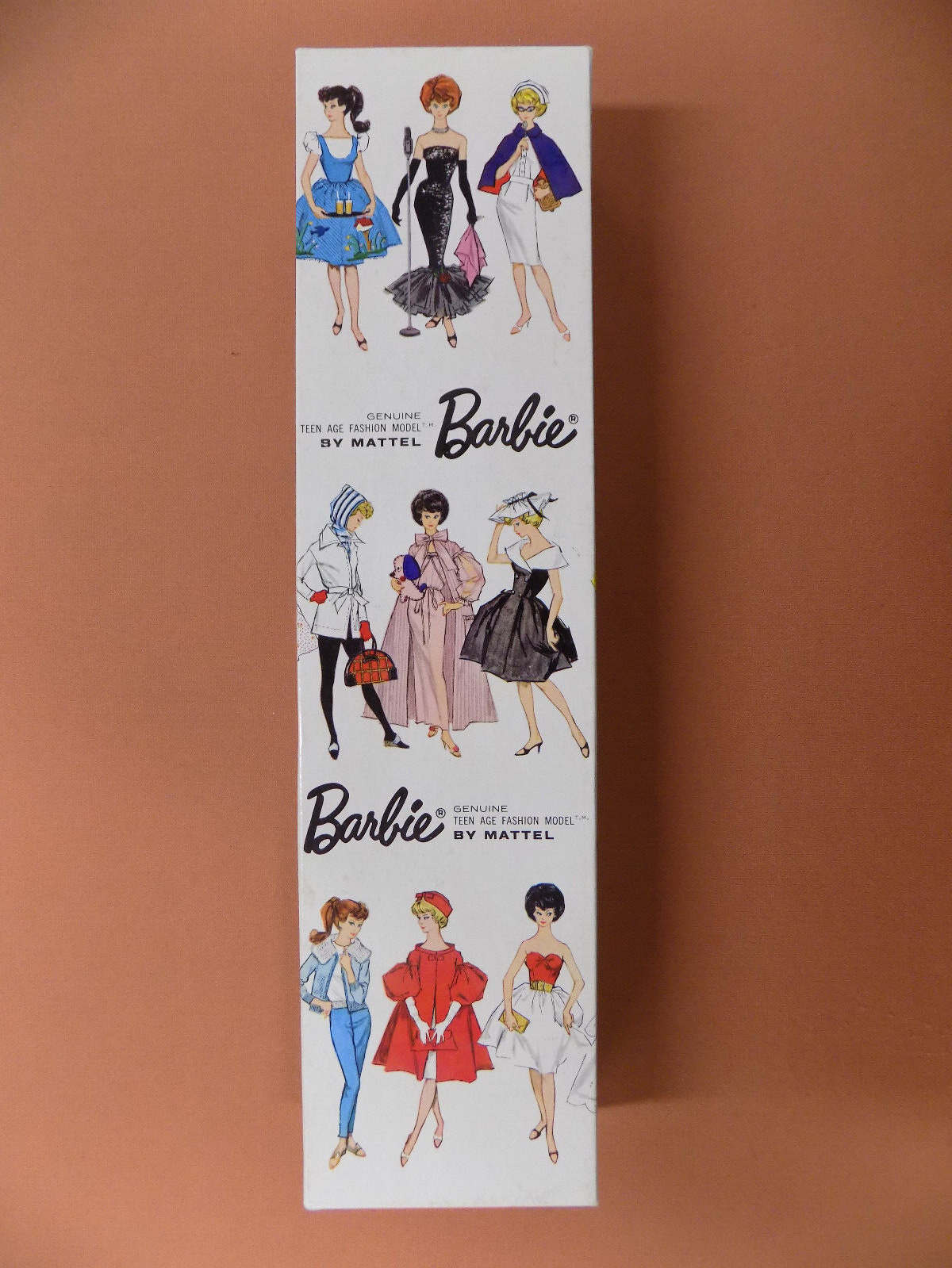 Mattel Barbie Doll 1962 Stock No. 850 Brunette Bubble Cut