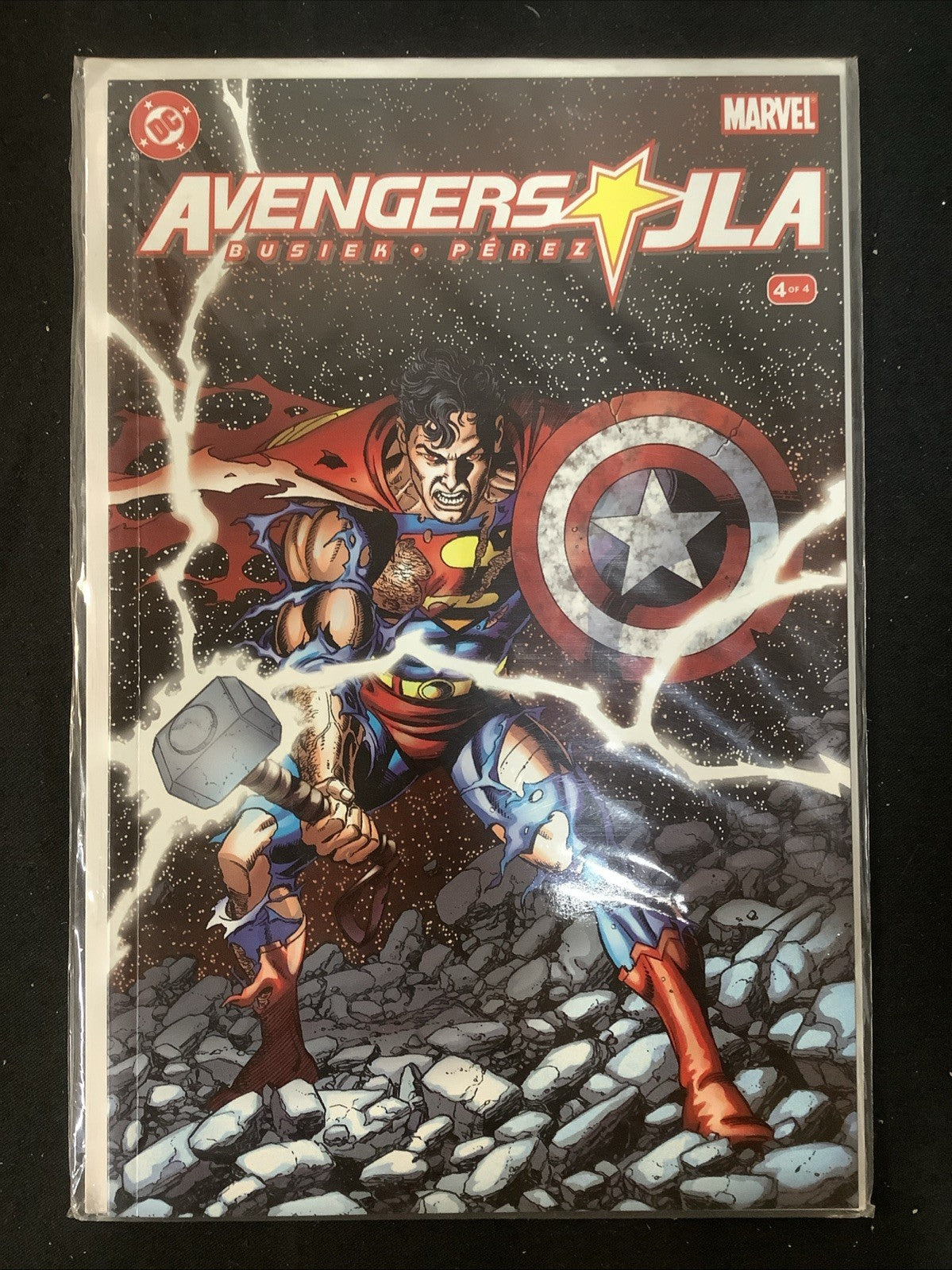 JLA/Avengers #1-4 Complete Comic Set, DC/Marvel, Kurt Busiek/George Perez, 2003