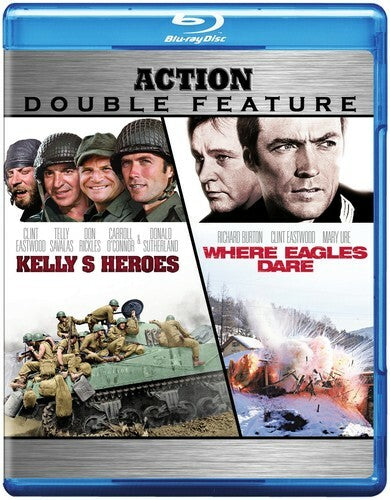 Kelly's Heroes / Where Eagles Dare, 2 Movie Set (Blu-Ray) Like New-JD