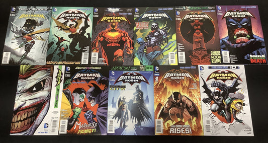 Batman And Robin #9-17 + #0 + annual #1 Comic Lot, DC New 52, Peter J. Tomasi