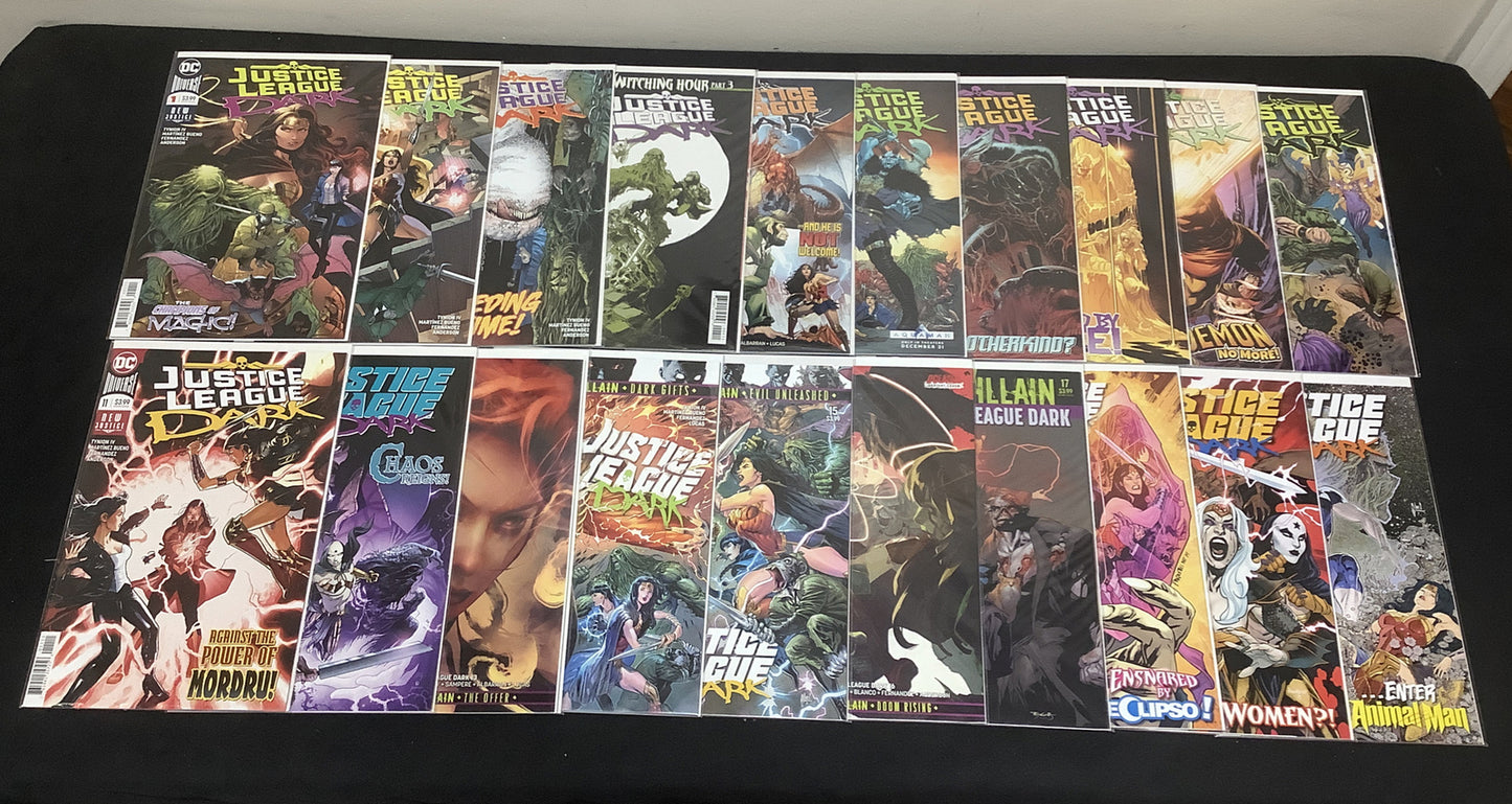 Justice League Dark #1-20 Comic Lot DC Comics, May 2019, 1st App Upside Down Man