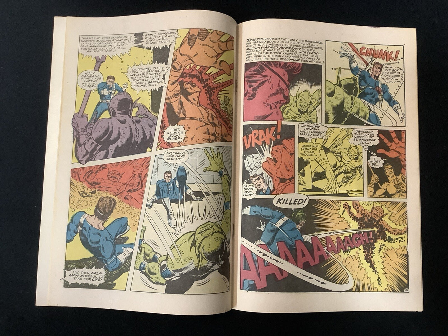 Nick Fury Agent of Shield #8 (Marvel Comics January 1969) VF- (7.5) Stan Lee