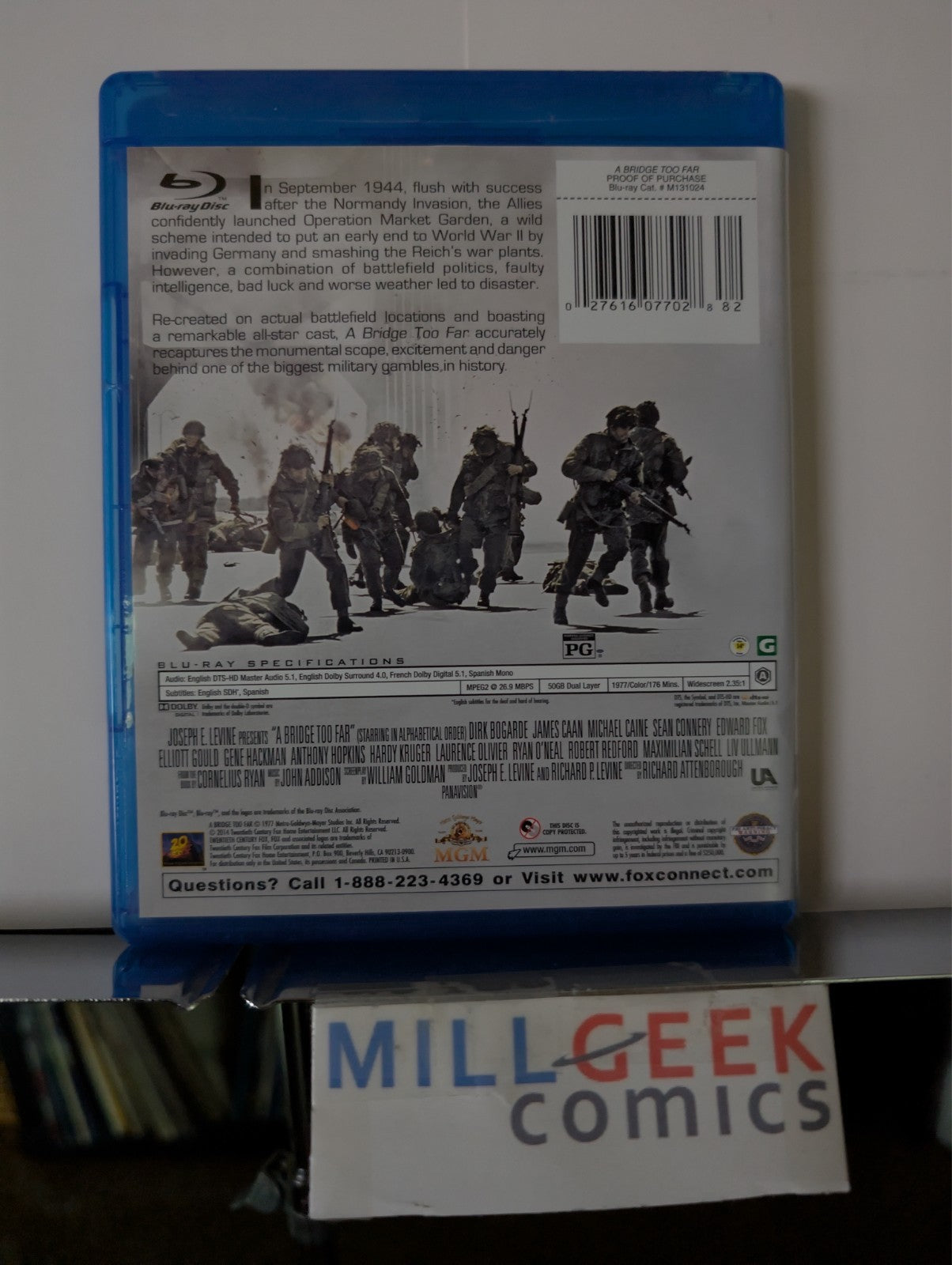 Saving Private Ryan / A Bridge Too Far, 2 Movie WWII Movie Set (Blu-Ray) -JD
