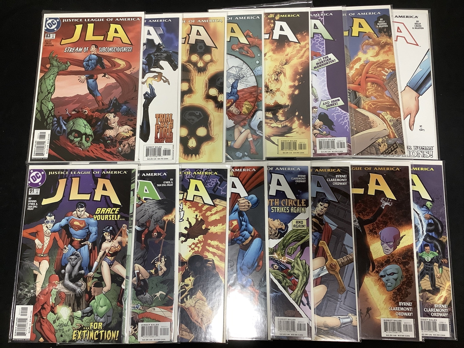 JLA #83-#98 comic lot (1997) Joe Kelly Doug Mahnke