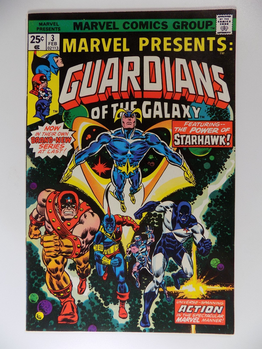 Marvel Presents #3 Guardians of the Galaxy Feb 1976 Near Mint-
