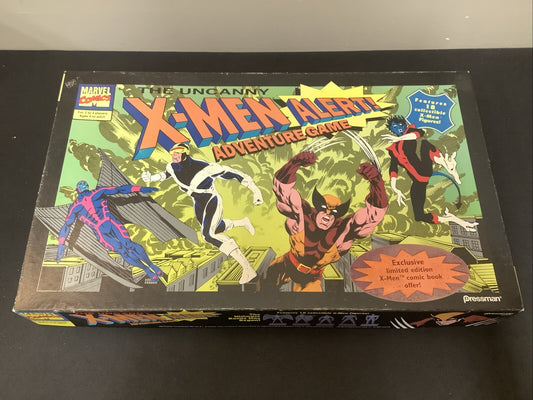 Vintage Marvel 1992 Uncanny X-Men Alert Adventure Game, Missing Instruction Book