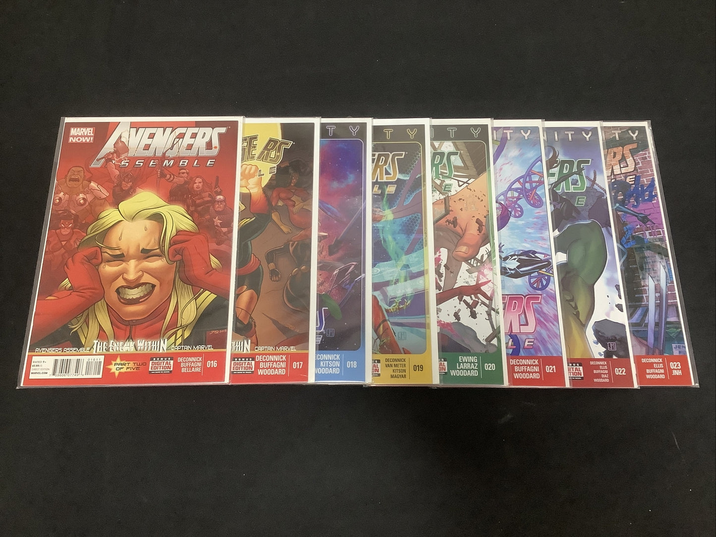 Avengers Assemble #16-23 Comic Lot, Marvel Comics, 2012, Kelly Sue Deconnick
