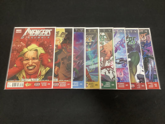 Avengers Assemble #16-23 Comic Lot, Marvel Comics, 2012, Kelly Sue Deconnick