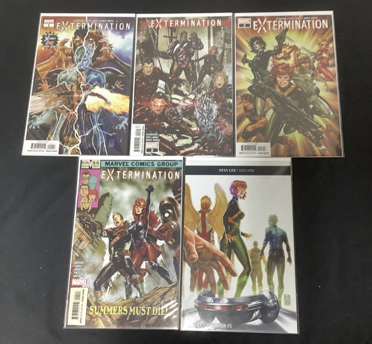 Extermination #1-5 Complete Comic Set, Mark Brooks/Ed Brisson, 1st Kid Cable