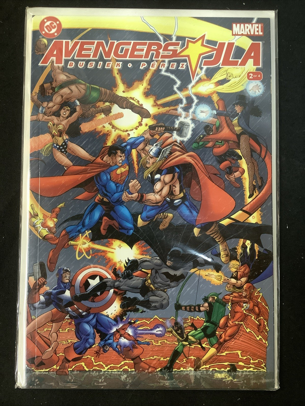JLA/Avengers #1-4 Complete Comic Set, DC/Marvel, Kurt Busiek/George Perez, 2003