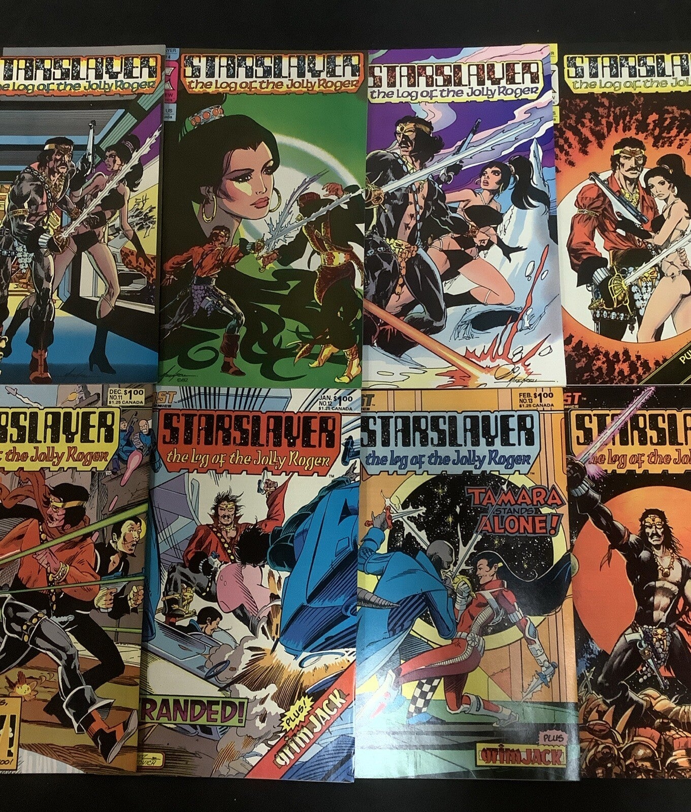 Starslayer #1-16 Comic Lot, 1st App/Origin Rocketeer, Mike Grell, Dave Stevens