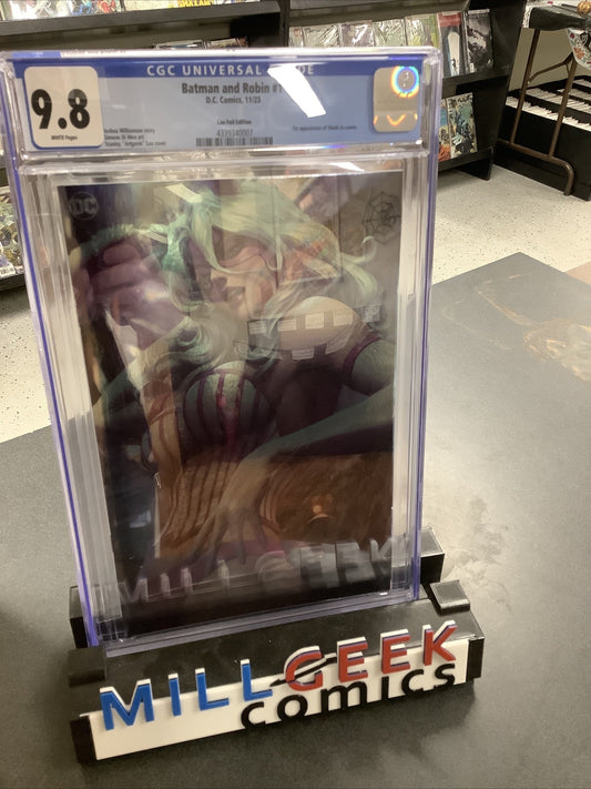 Batman And Robin #1 (2023 DC Comics) Stanley Artgerm Lau Foil Variant CGC 9.8