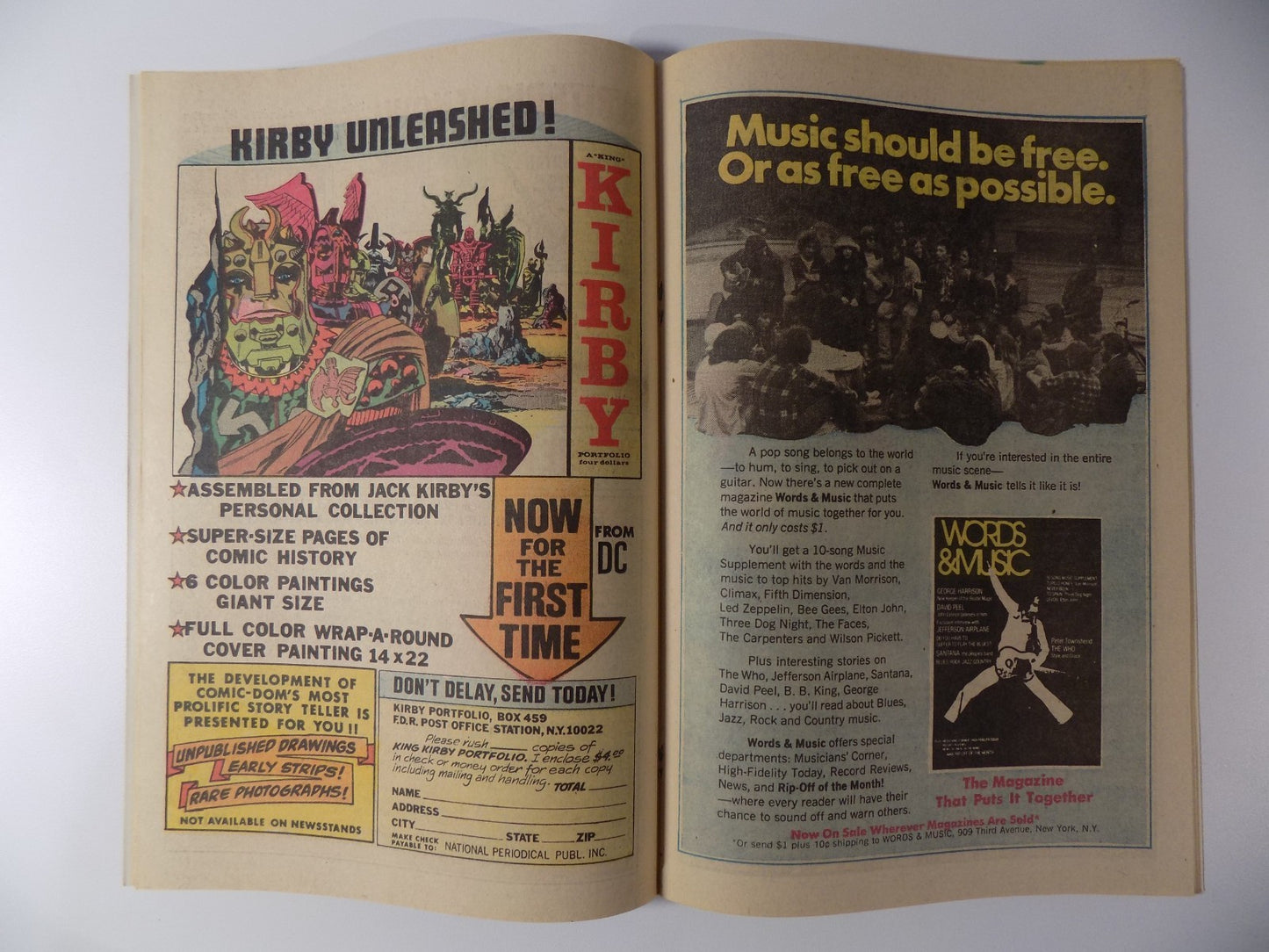 Forever People #9 DC Comic Near Mint- July 1972
