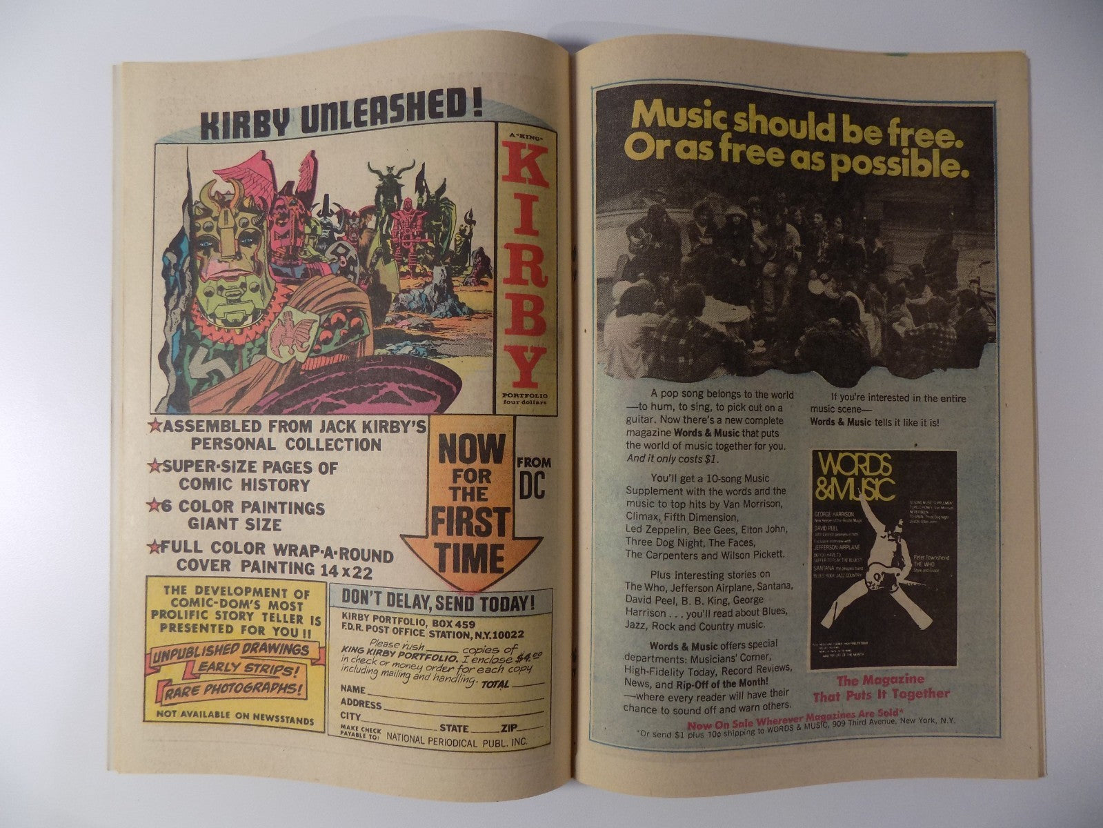 Forever People #9 DC Comic Near Mint- July 1972