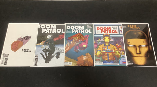 Doom Patrol #1-5 Comic Lot, 1st App Casey Brinke, (DC Comics, April 2016)