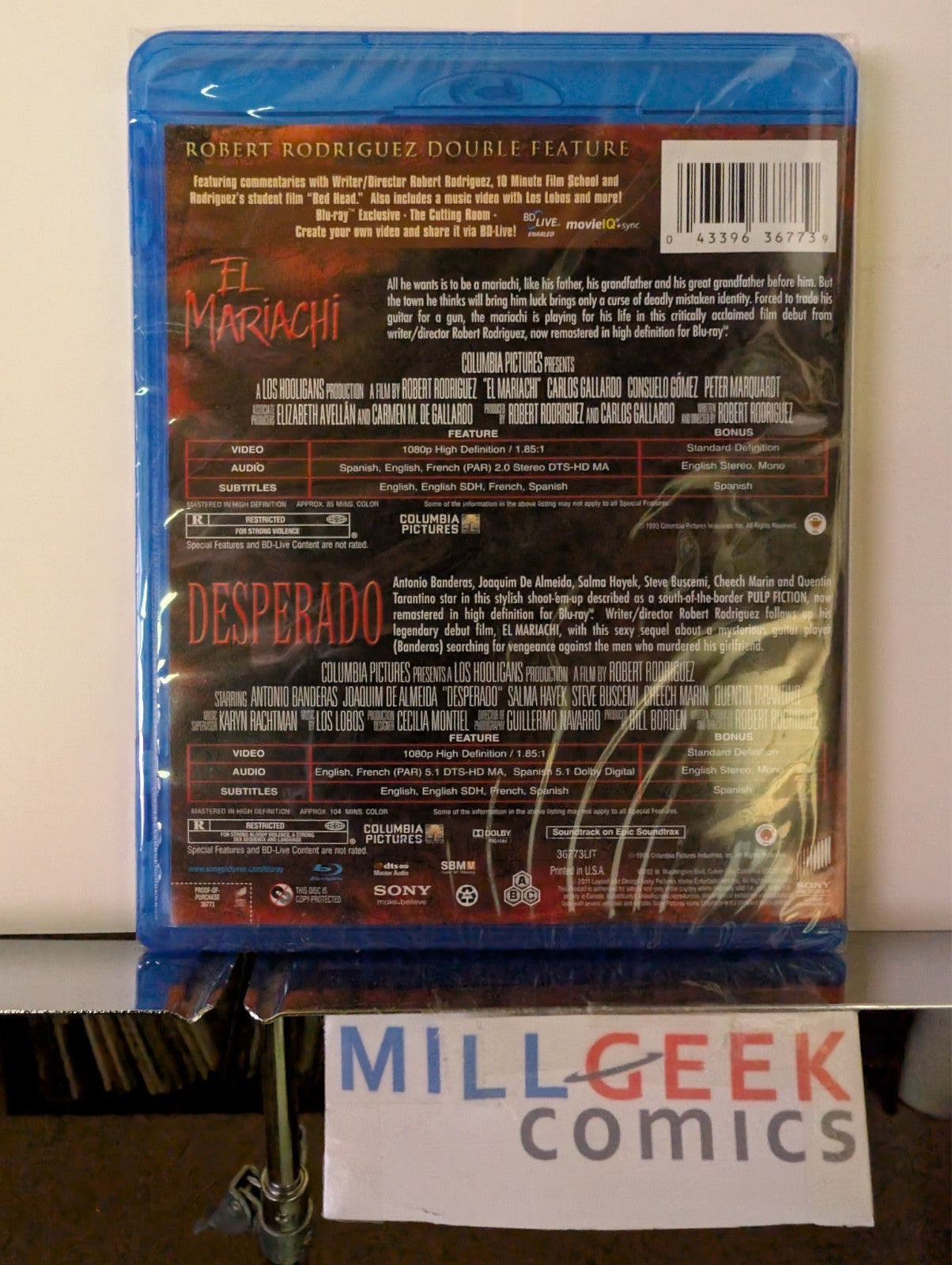 El Mariachi / Desperado, Robert Rodriguez (Blu-Ray) Brand New -JD
