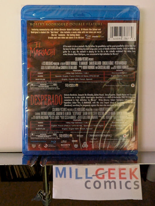 El Mariachi / Desperado, Robert Rodriguez (Blu-Ray) Brand New -JD