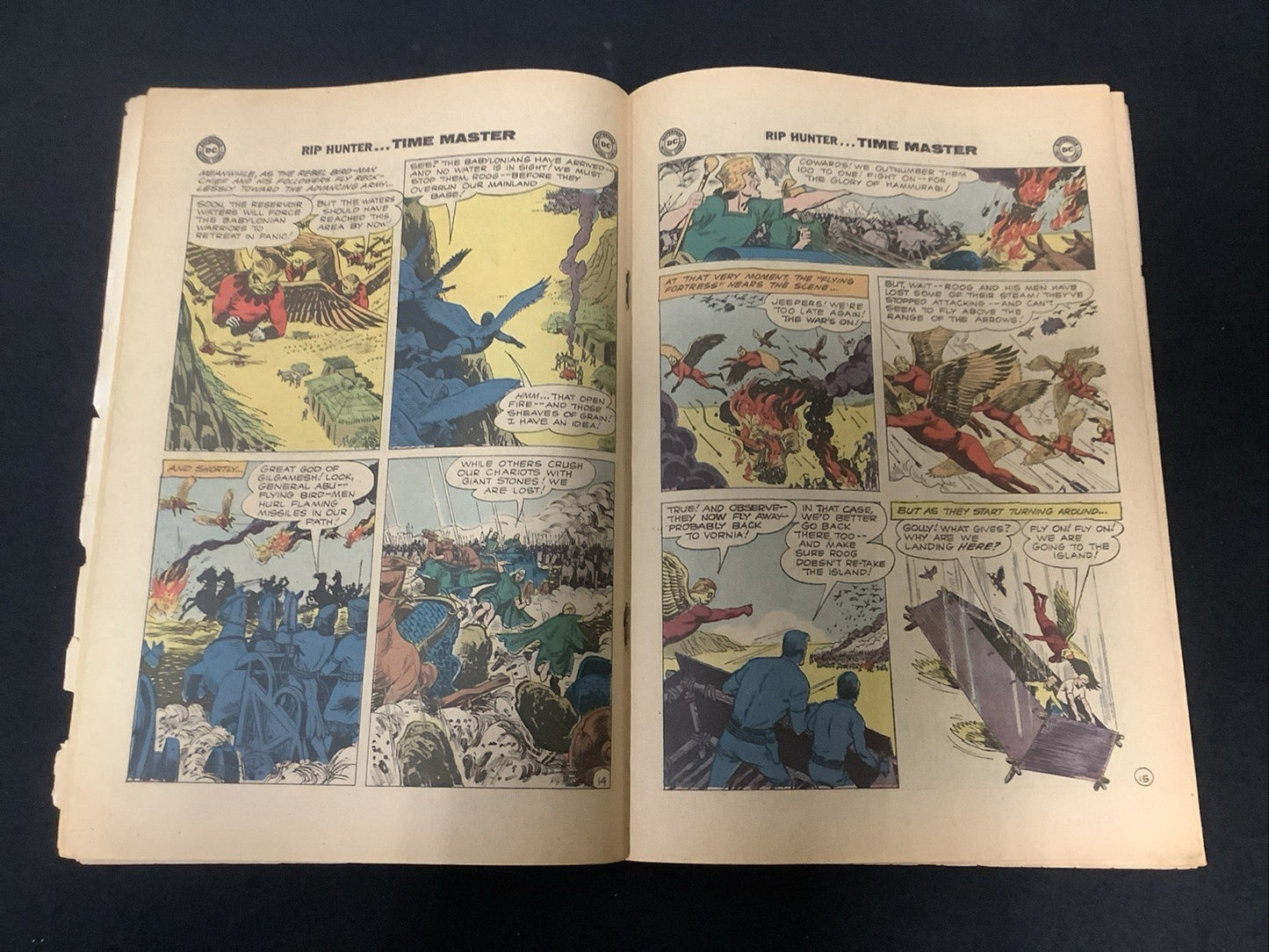 Rip Hunter...Time Master #4 (DC Comics Sep-Oct 1961) 3.0 (G/VG) 3” Tape On Spine