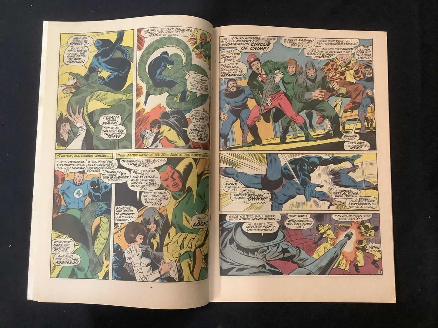 Avengers #60 (1969) F/VF (7.0) Thomas/ Buscema, Marriage Yellowjacket And Wasp
