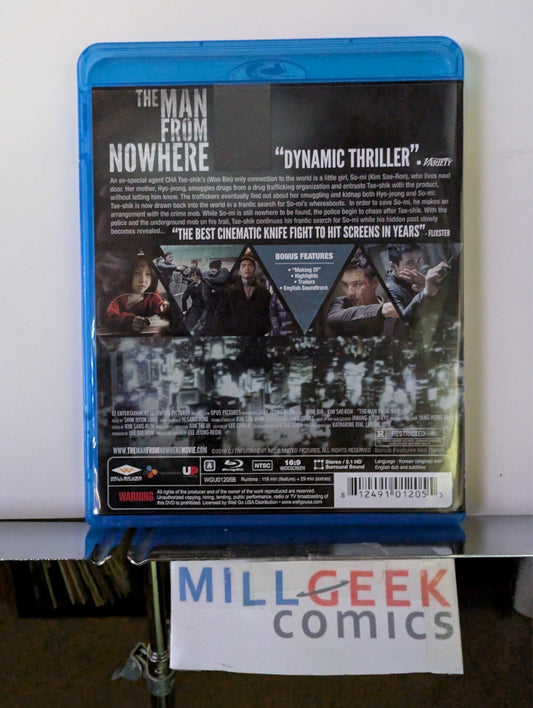 The Man From Nowhere, Won Bin (Blu-Ray 2010) Like New -JD