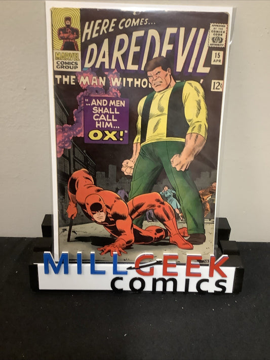 Daredevil #15 (1966) F (6.0) Stan Lee/John Romita Jr., And Men Shall Call Him Ox