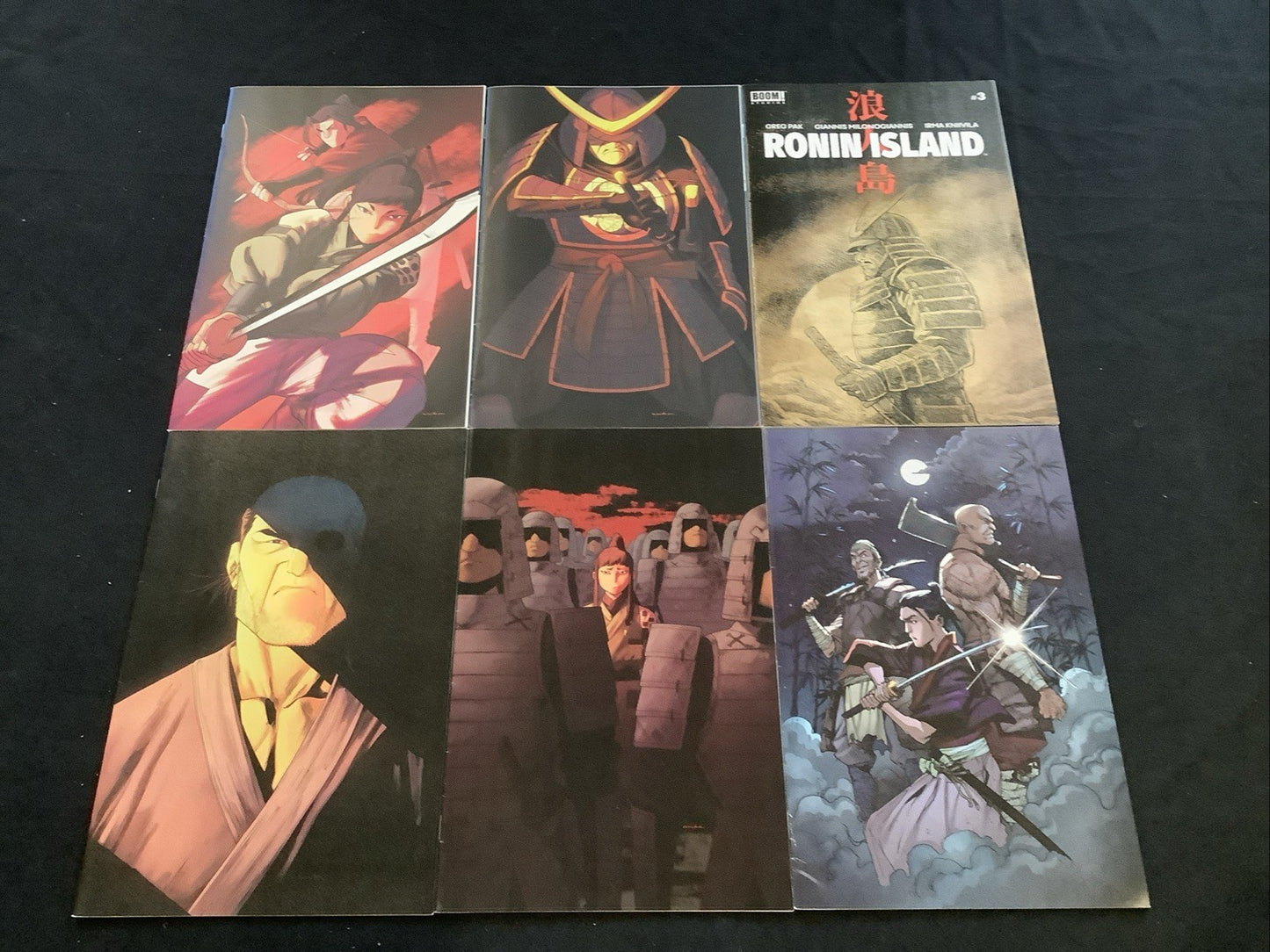 Ronin Island #1-6 Comic Lot, BOOM! Studios, Greg Pak, Multiple Variants