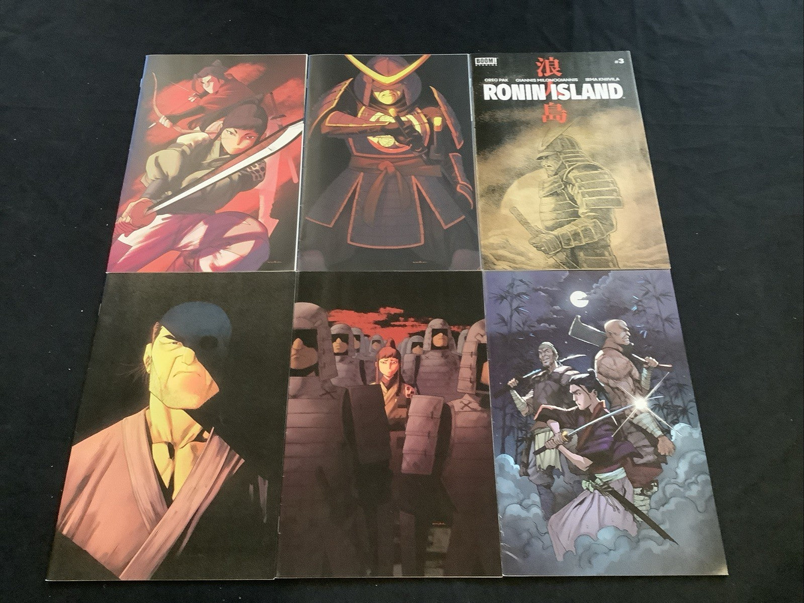 Ronin Island #1-6 Comic Lot, BOOM! Studios, Greg Pak, Multiple Variants