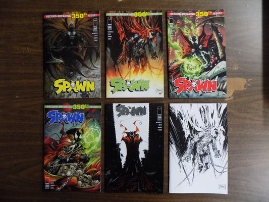 Spawn #350 Set Covers A-F McFarlane 6 Comics