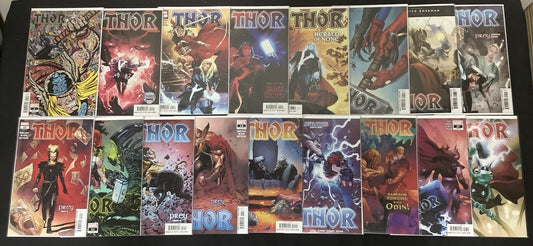 Thor #1-18 (Missing #3) Comic Lot, Marvel, Cates, 1st Full App Black Winter