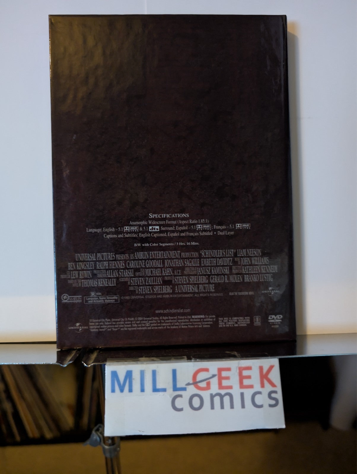 Schindler's List / U-571, 2 Movie Set (DVD) Like New-JD