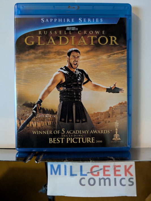 Gladiator, Russell Crowe (Blu-Ray 2000) Like New -JD