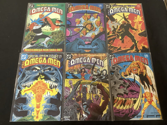 Omega Men #4-9 Comic Lot, DC Comics, 2nd And 3rd App Of Lobo, Keith Giffen