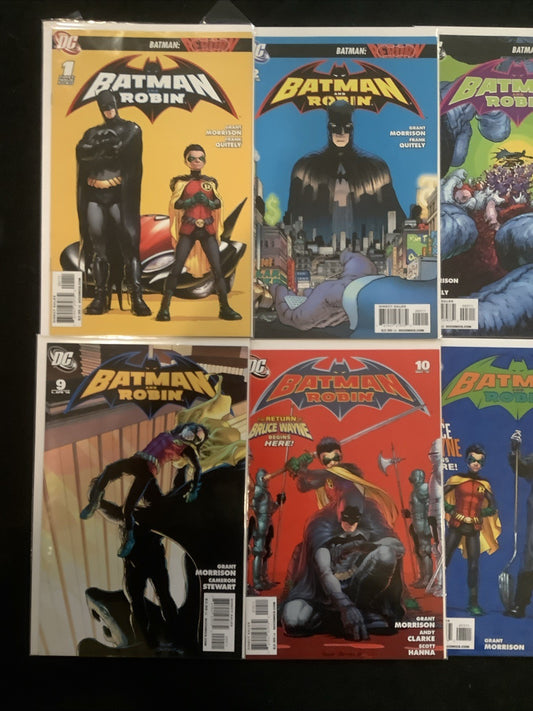 Batman and Robin #1-16 Comic Lot, DC Comics, Grant Morrison, 1st Professor Pyg
