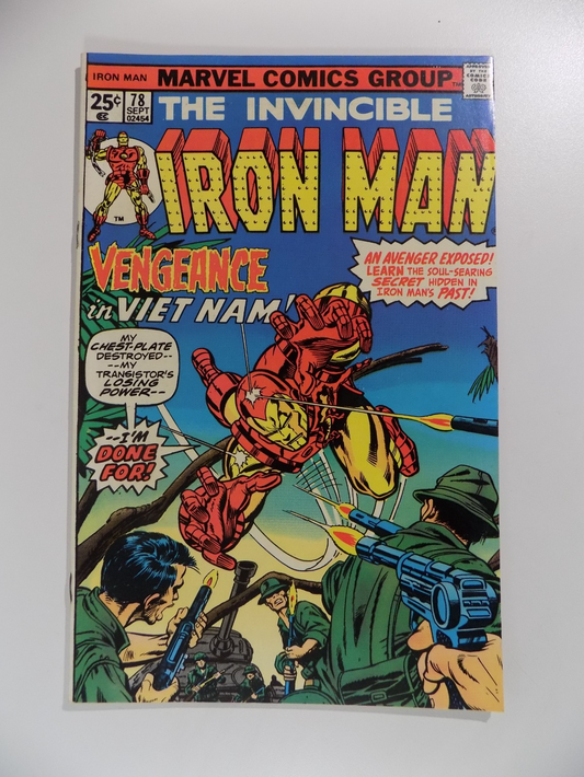 Iron Man #78 Marvel Comic September 1975 Very Fine+
