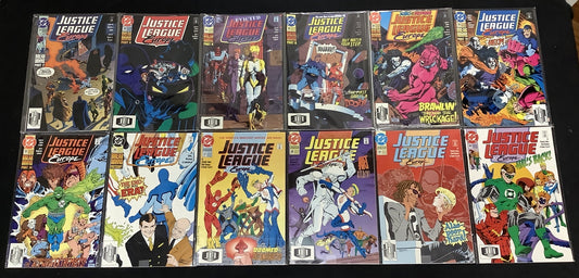 Justice League Europe #29-40 Comic Lot, DC Comics, Sonic The Hedgehog Preview