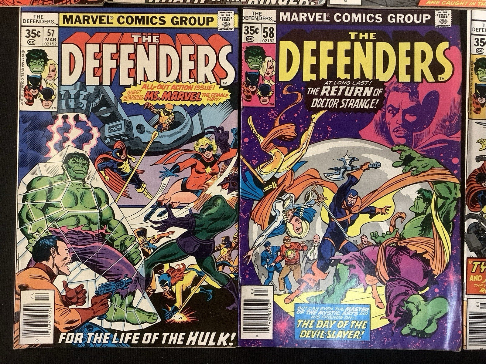 The Defenders #50-62 Comic Lot, Marvel Reader Copies, David Anthony Kraft