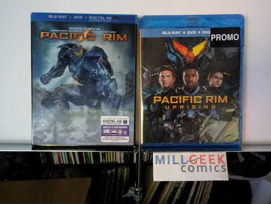 Pacific Rim / Pacific Rim Uprising, 2 Movie Set (Blu-Ray) Like New -JD